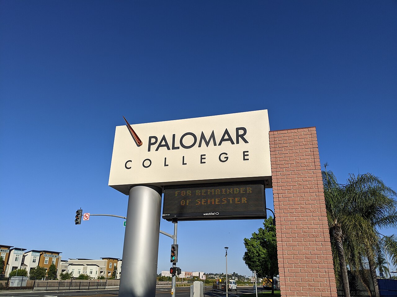 Palomar College Sign