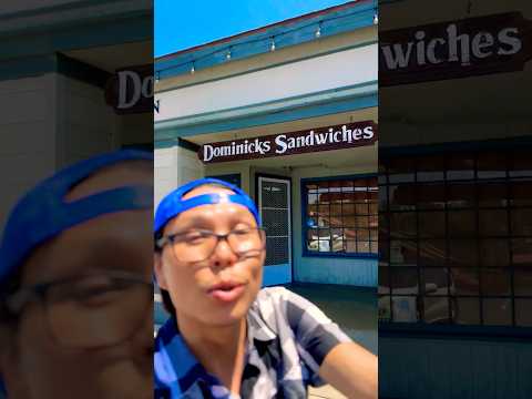 Trying Dominic’s the Best Sandwich Shop in Fallbrook California video thumbnail